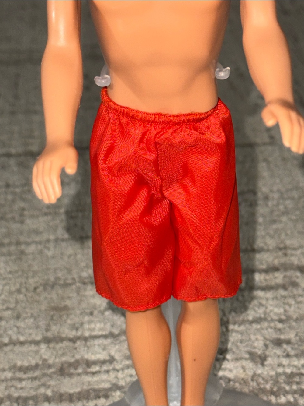 Barbie Mattel Ken red shorts